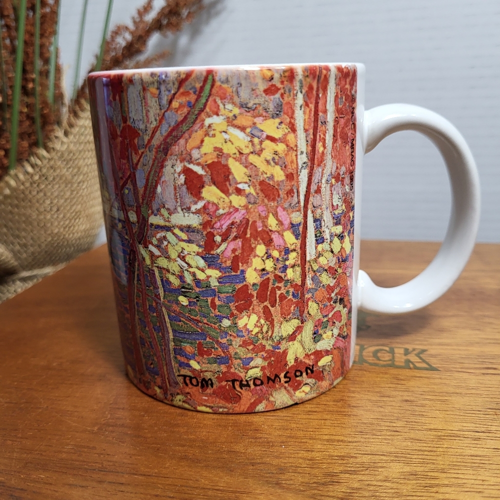 Vintage National Gallery of Canada Tom Thomson Artwork Coffee Mug 1995
